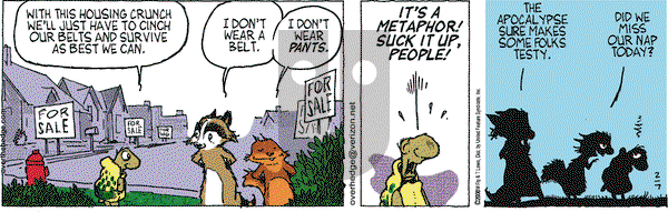 Over the Hedge on Friday February 29, 2008 Comic Strip