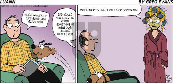 Luann on Sunday September 17, 2017 Comic Strip