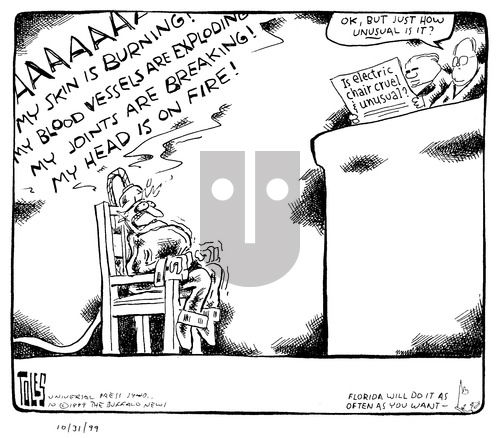 Tom Toles on Sunday October 31, 1999 Comic Strip
