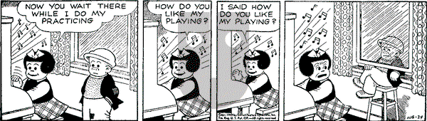 Nancy Classics on Wednesday August 24, 2016 Comic Strip
