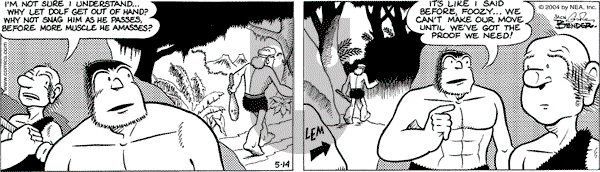 Alley Oop on Saturday May 15, 2004 Comic Strip