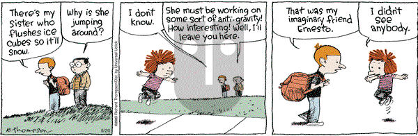 Cul de Sac on Saturday September 20, 2014 Comic Strip