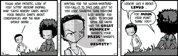 The Boondocks on Friday November 9, 2007 Comic Strip