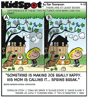 KidSpot on Saturday April 12, 2025 Comic Strip