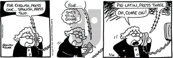 Lola on Wednesday May 16, 2007 Comic Strip