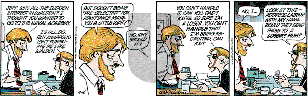 Doonesbury on Thursday April 15, 1999 Comic Strip