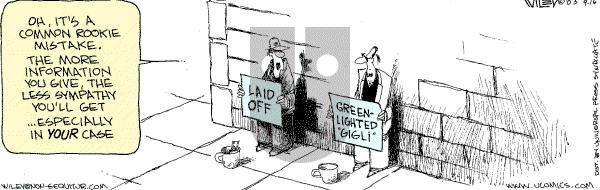 Non Sequitur on Tuesday September 16, 2003 Comic Strip