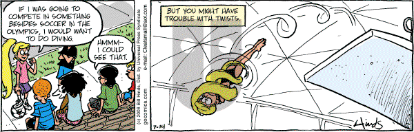 Cleats - Monday July 14, 2008 Comic Strip