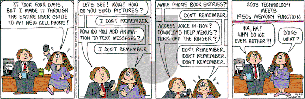 Cathy Classics on Tuesday October 28, 2003 Comic Strip