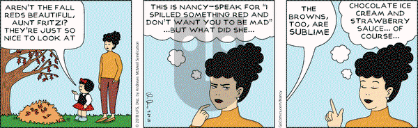 Nancy on Saturday September 29, 2018 Comic Strip