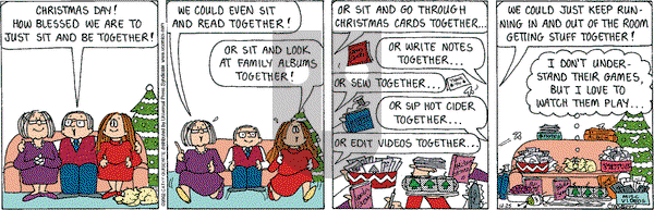 Cathy Classics on Wednesday December 25, 2002 Comic Strip