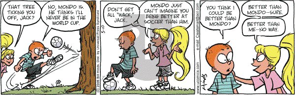 Cleats - Wednesday May 10, 2006 Comic Strip