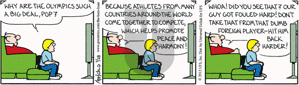 The Born Loser on Saturday July 28, 2012 Comic Strip