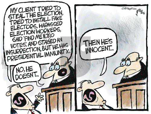 Clay Jones - Wednesday January 17, 2024 Comic Strip