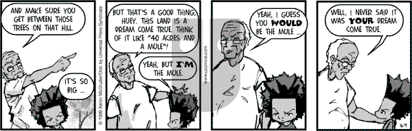 The Boondocks on Friday January 10, 2014 Comic Strip