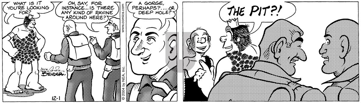 Alley Oop - Wednesday December 1, 2004 Comic Strip