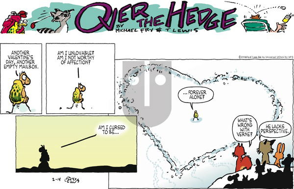 Over the Hedge on Sunday February 14, 2016 Comic Strip