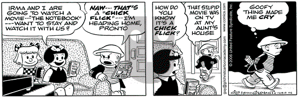 Nancy on Wednesday February 8, 2006 Comic Strip