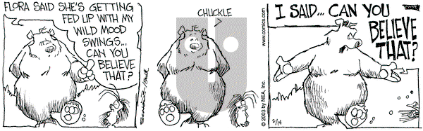 The Grizzwells on Friday February 14, 2003 Comic Strip