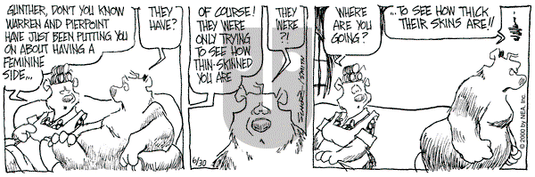 The Grizzwells on Friday June 30, 2000 Comic Strip