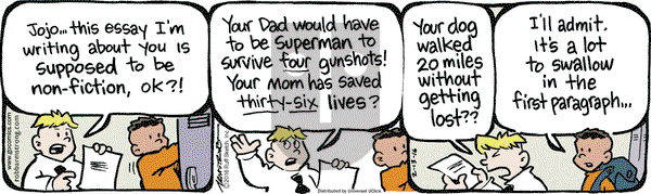 JumpStart on Saturday February 13, 2016 Comic Strip
