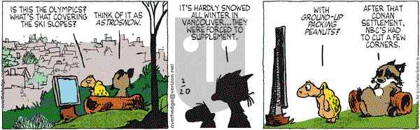 Over the Hedge on Saturday February 20, 2010 Comic Strip