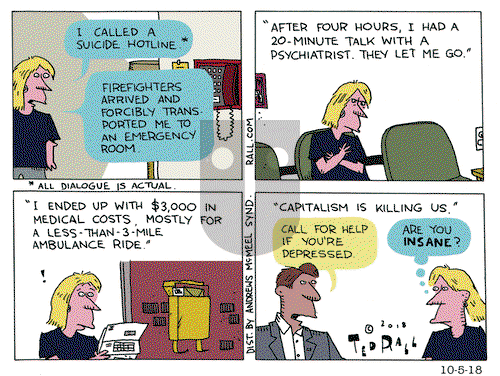 Ted Rall on Friday October 5, 2018 Comic Strip