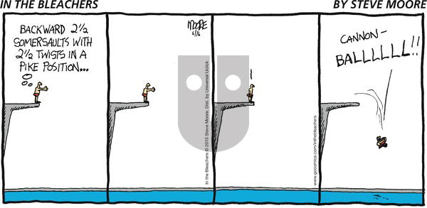 In the Bleachers on Sunday June 16, 2013 Comic Strip