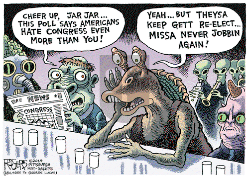 Rob Rogers on Thursday July 24, 2014 Comic Strip