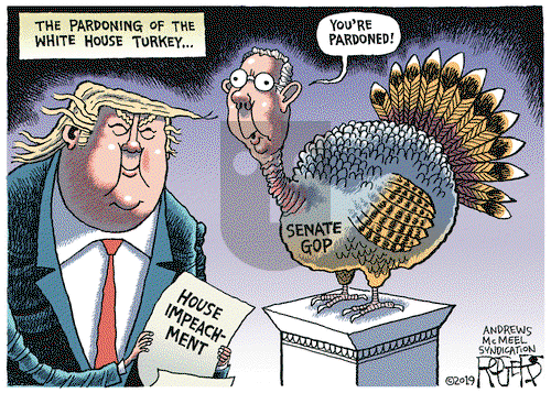 Rob Rogers on Wednesday November 27, 2019 Comic Strip
