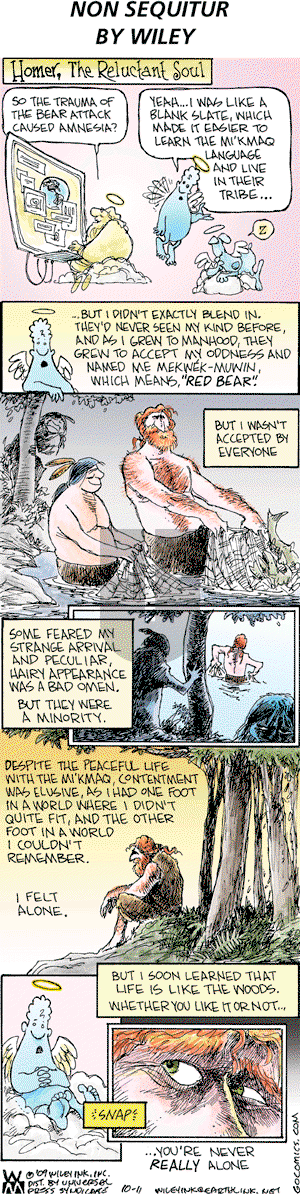 Non Sequitur on Sunday October 11, 2009 Comic Strip
