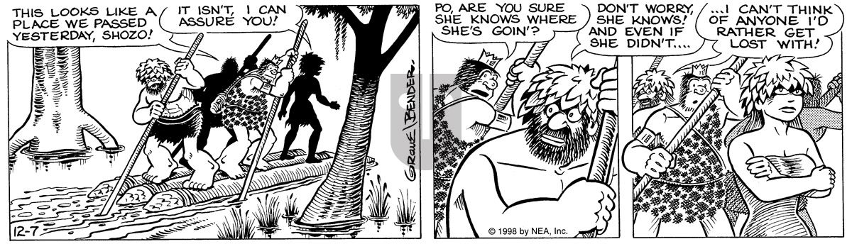 Alley Oop - Monday December 7, 1998 Comic Strip