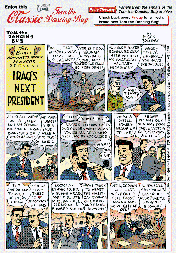 Tom the Dancing Bug on Thursday May 9, 2019 Comic Strip