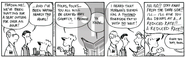 Barkeater Lake on Saturday April 28, 2012 Comic Strip