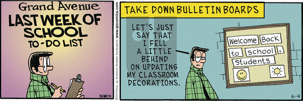 Grand Avenue on Tuesday June 4, 2019 Comic Strip