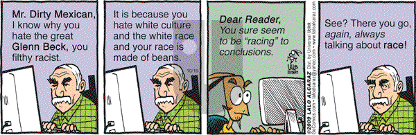 La Cucaracha on Friday October 16, 2009 Comic Strip