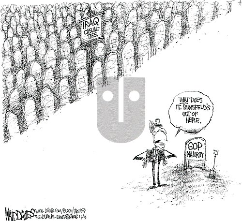 Matt Davies on Thursday November 9, 2006 Comic Strip