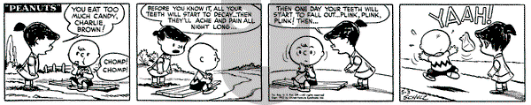 Peanuts on Saturday May 3, 1952 Comic Strip