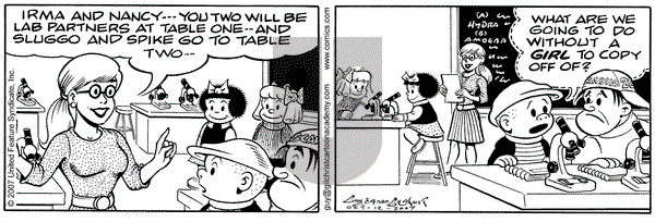 Nancy on Thursday November 8, 2007 Comic Strip