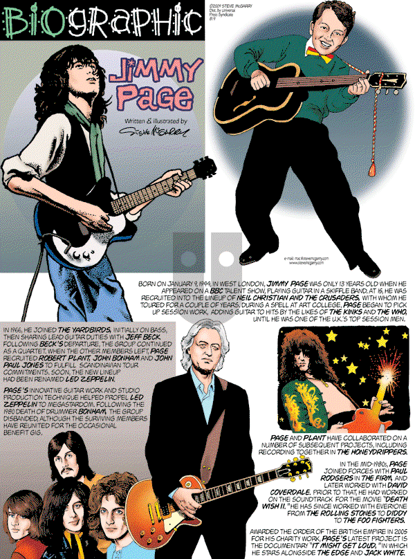 Biographic on Sunday August 9, 2009 Comic Strip