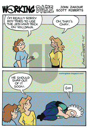 Working Daze on Friday July 24, 2009 Comic Strip