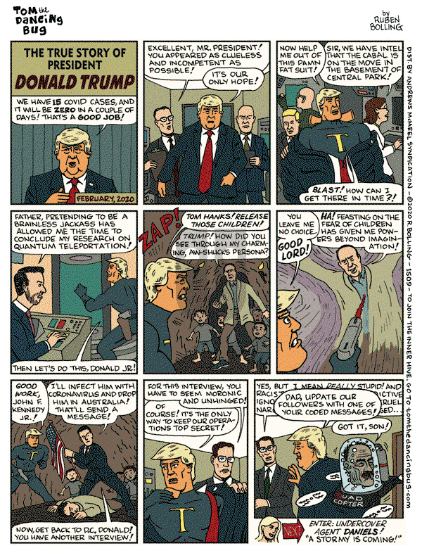Tom the Dancing Bug on Friday October 23, 2020 Comic Strip
