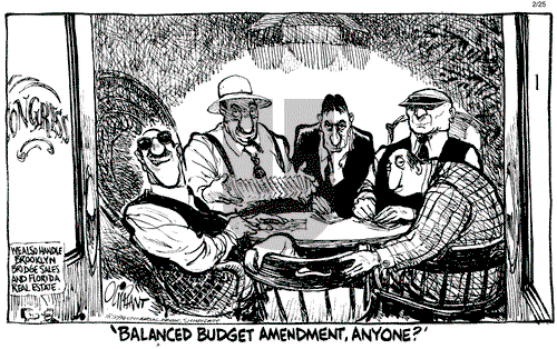 Pat Oliphant on Saturday February 26, 1994 Comic Strip