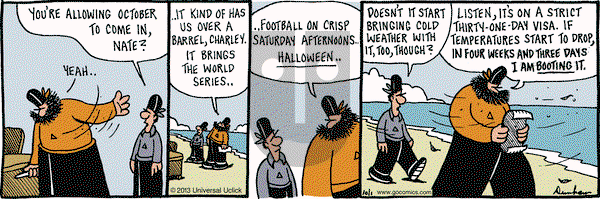 Overboard on Tuesday October 1, 2013 Comic Strip