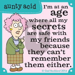 Aunty Acid on Monday January 6, 2014 Comic Strip
