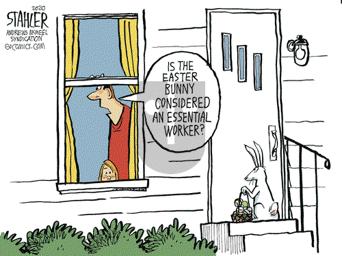 Jeff Stahler on Saturday April 11, 2020 Comic Strip