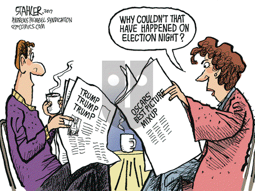 Jeff Stahler on Tuesday February 28, 2017 Comic Strip