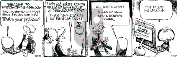 Non Sequitur on Wednesday October 30, 2002 Comic Strip
