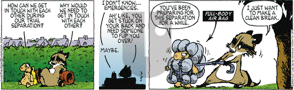 Over the Hedge on Thursday March 5, 2015 Comic Strip