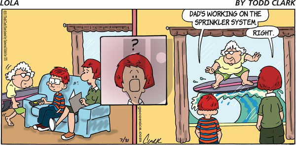 Lola on Sunday July 31, 2011 Comic Strip